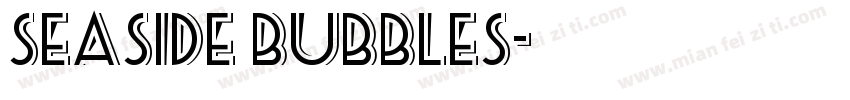 seaside bubbles字体转换